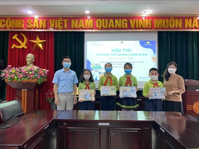 Liên đội Trường Tiểu học Ngọc Thụy tham dự hội thi “ Tin học trẻ ” quận Long Biên năm 2022