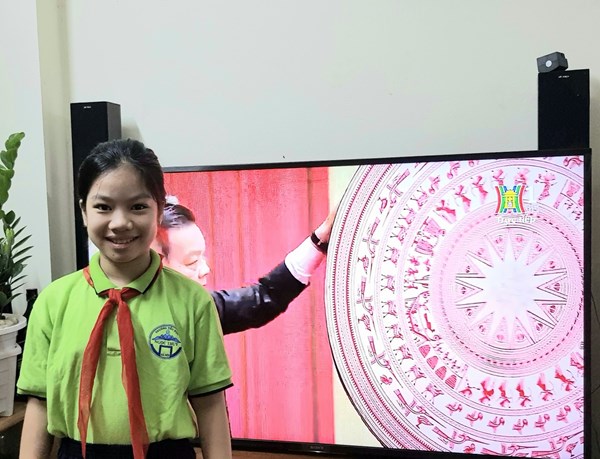 Em Hồ Khánh Thy, học sinh lớp 5A5 đạt Giải Ba cấp quốc gia hội thi “ An toàn giao thông cho nụ cười trẻ thơ” năm học 2021 – 2022
