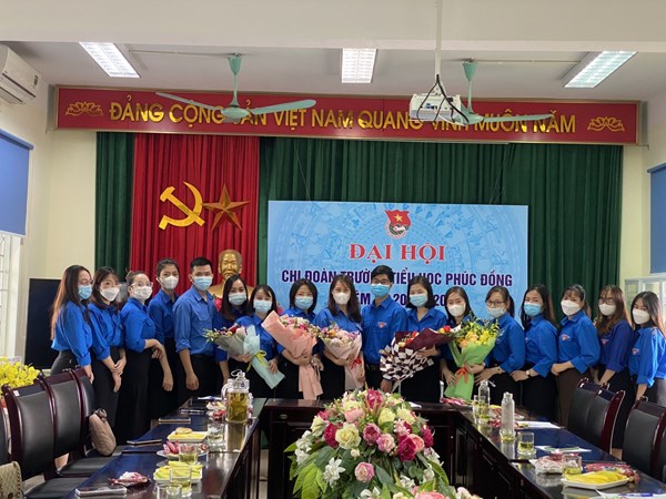 Đại hội Chi đoàn Trường Tiểu học Phúc Đồng  Nhiệm kỳ 2021 - 2022 thành công rực rỡ