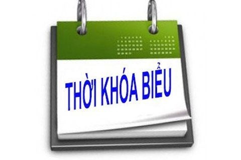 TKB HKII năm học 2020-2021 áp dụng từ ngày 18/1/2021