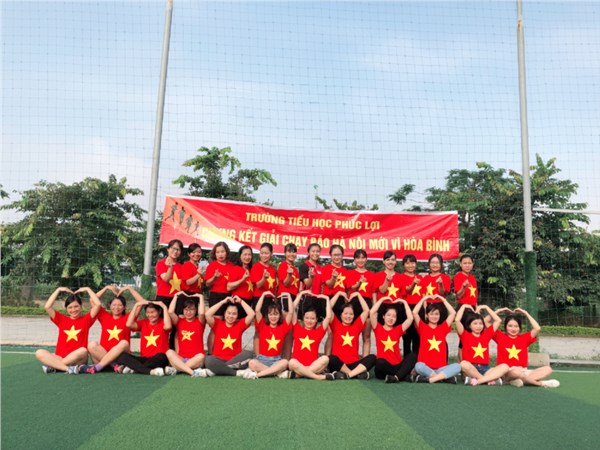 Trường Tiểu học Phúc Lợi tổ chức Giải chạy báo Hà Nội mới mở rộng lần thứ 45 - Vì hòa bình năm 2018 
