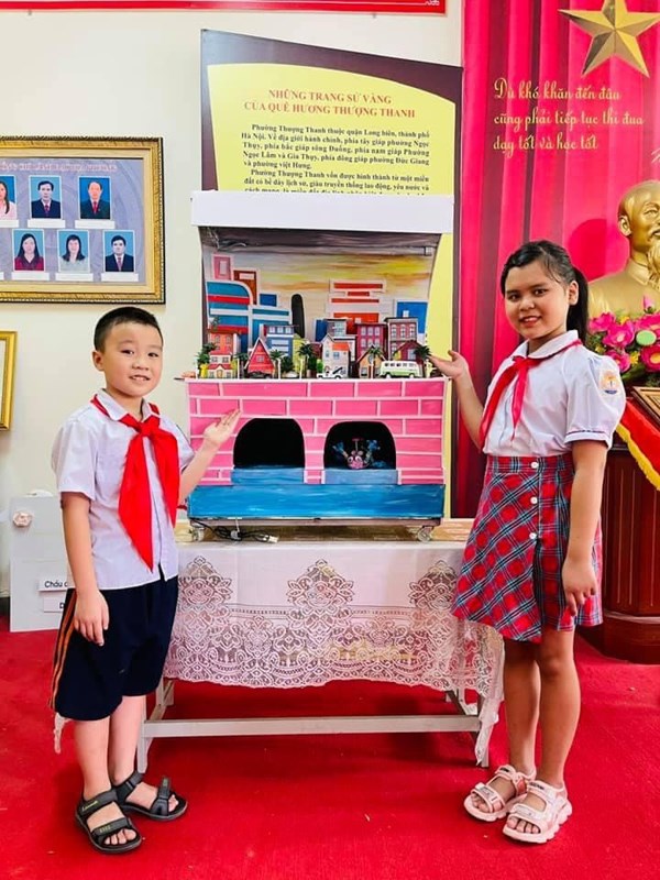 Học sinh Lưu Nam Phong và Lê Hà Anh đạt giải Ba cuộc thi Sáng tạo thanh thiếu niên nhi đồng năm học 2020 - 2021.