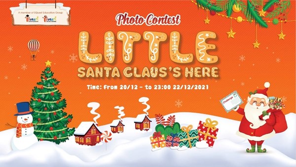 Chúc mừng top 20 hình ảnh được yêu thích nhất cuộc thi little santa claus is here
