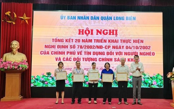 Quận Long Biên phát huy hiệu quả nguồn vốn tín dụng chính sách.