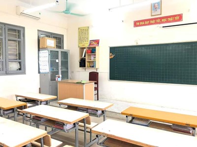 Trường Tiểu học Thanh Am phấn khởi chuẩn bị tốt công tác đón học sinh quay trở lại trường học sau kỳ nghỉ dịch