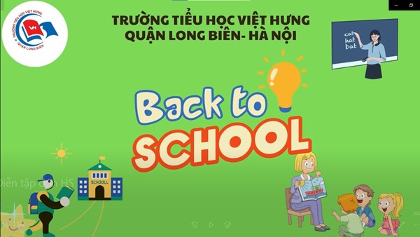 Trường Tiểu học Việt Hưng diễn tập đón học sinh trở lại trường học