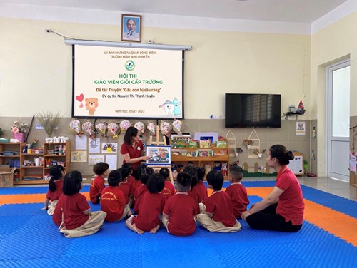 Trường Mầm Chim Én tổ chức Ngày hội Giáo viên giỏi cấp trường - Năm học 2022 -2023.