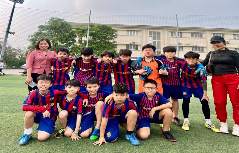 Trường Tiểu học Lý Thường Kiệt tham gia giải thể thao cấp Quận năm 2022-2023
