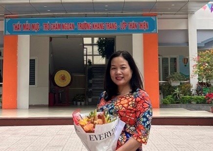 Cô Lê Thị Ngọc Anh -Tấm gương “Người tốt việc tốt’’ Cô giáo tài năng và tâm huyết với nghề.