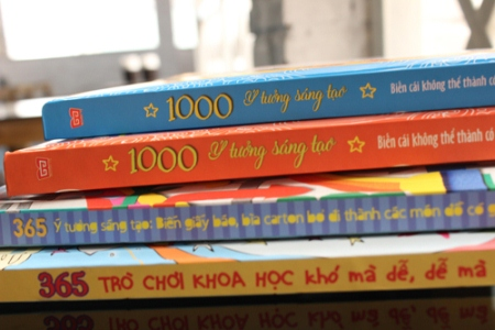  Nhiều cuốn sách hướng dẫn sáng tạo cho trẻ em.  