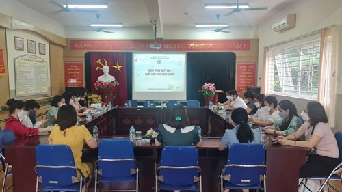 Trường mầm non Đô Thị Việt Hưng tổ chức họp phụ huynh cuối  năm học 2021-2022
