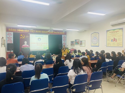 Trường mầm non Gia Thượng tổ chức buổi họp phụ huynh đầu năm học 2022 – 2023