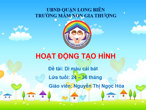 BG ELEARNING: HĐTH: Tô màu cái bát_GV: Nguyễn Thị Ngọc Hòa