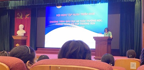 Trường mầm non Long Biên tham dự “ Hội nghị triển khai chương trình giáo dục an toàn trường học, phòng tránh tai nạn thương tích năm học 2022-2023”