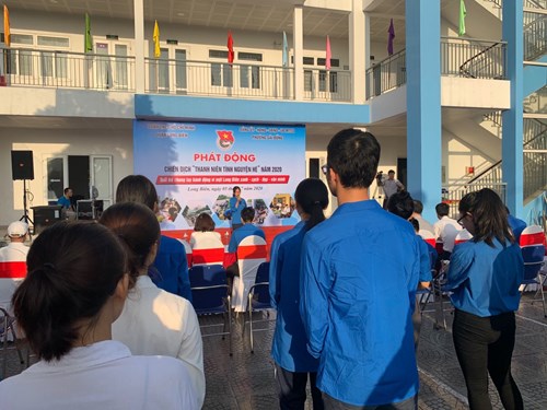 Chi đoàn trường mầm non Long Biên tham gia: Chiến dịch “Thanh niên tình nguyện hè” năm 2020