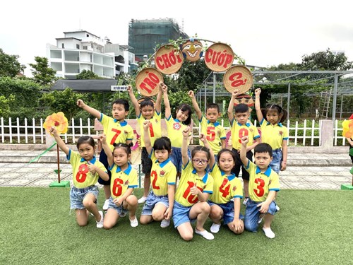 Trường Mầm non Thạch Bàn tham gia “Liên hoan chúng cháu vui khỏe cấp học mầm non Quận Long Biên” năm học 2020-2021