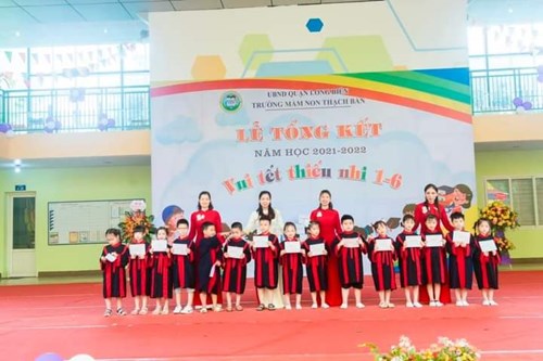 Trường Mầm non Thạch Bàn hân hoan đón lễ tổng kết năm học 2021-2022