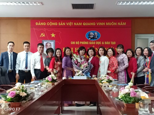 Đại hội Chi bộ Phòng GD&ĐT quận Long Biên, nhiệm kỳ 2020 – 2022  
