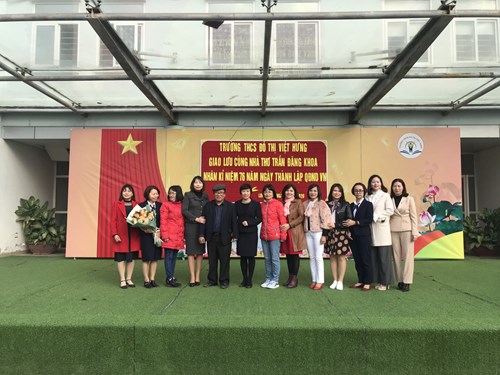 Gặp gỡ, giao lưu với Nhà thơ Trần Đăng Khoa nhân kỉ niệm 76 năm ngày thành lập Quân dội Nhân dân Việt Nam