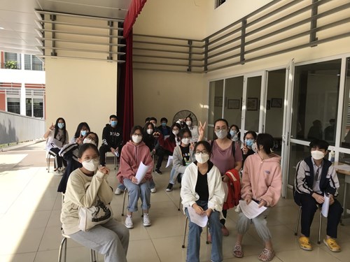 Trường THCS Đô Thị Việt Hưng triển khai tiêm Vacxin phòng Covid-19 cho học sinh