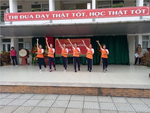 Tiết mục aerobic - Hội khỏe phù đổng trường THCS Phúc Đồng năm học 2017-2018 
