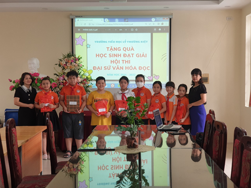 Trường tiểu học Lý Thường Kiệt hưởng ứng cuộc thi “Đại sứ Văn hóa đọc” năm học 2021-2022
