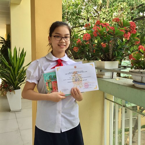 Học sinh trường tiểu học Ngọc Lâm đạt giải Ba cuộc thi trạng nguyên Tiếng Anh
