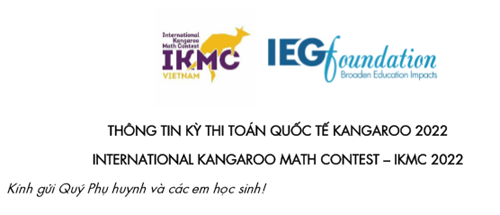 Thông tin kỳ thi toán quốc tế Kangaroo 2022