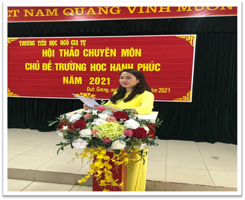 Cô giáo Đào Thị Thu Hương – Tự hào nghề trồng người