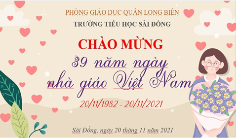 Lễ kỉ niệm Ngày Nhà giáo Việt Nam vô cùng đặc biệt