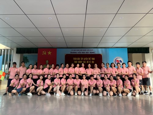 Trường Tiểu học Việt Hưng tổ chức Giải chạy Báo Hà Nội Mới mở rộng lần thứ 47- vì hòa bình năm 2022
